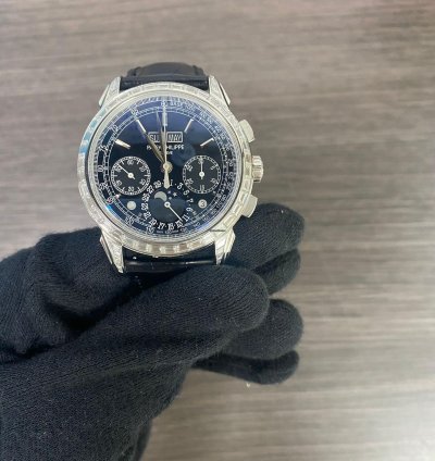 Patek Philippe Perpetual Calendar Chronograph 5271p Perpetual Calendar Factory Baguette