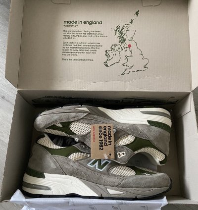 Ald New Balance Made In Uk 991 10 grey Green ds