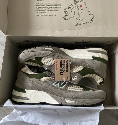 Ald New Balance Made In Uk 991 10 grey Green ds