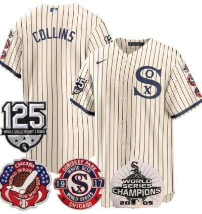 Eddie Collins Jersey Chicago White Sox 125th Anniversary World Series Champions Field Of Dream