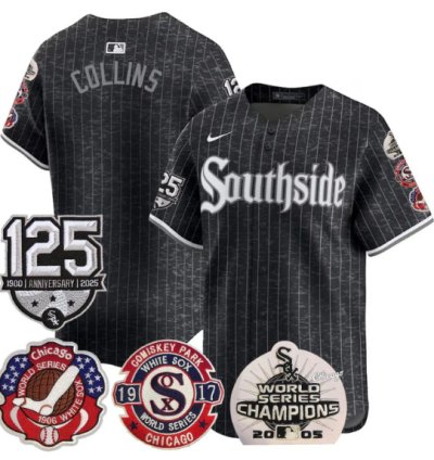 Eddie Collins Jersey Chicago White Sox 125th Anniversary World Series Champions City Connect
