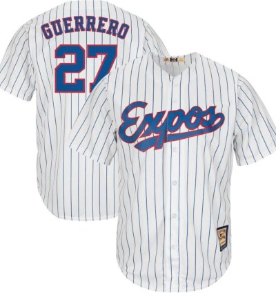 Montreal Expos Vladimir Guerrero White Throwback Jersey