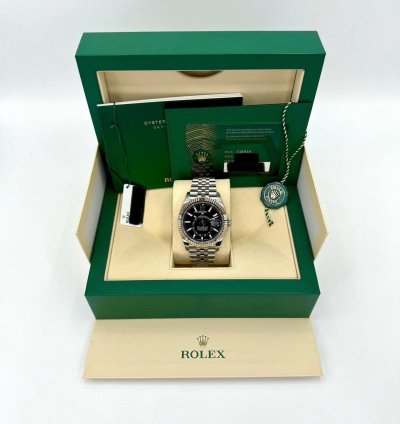Rolex Sky-dweller New 2024 Sky-dweller 42mm 336934 Stainless Steel Jubilee Black Dial