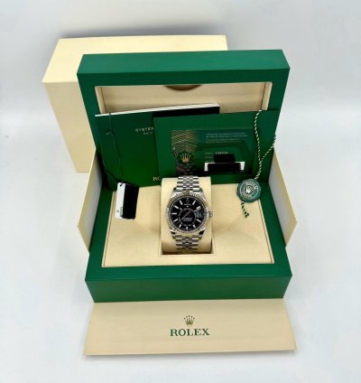 Rolex Sky-dweller New 2024 Sky-dweller 42mm 336934 Stainless Steel Jubilee Black Dial