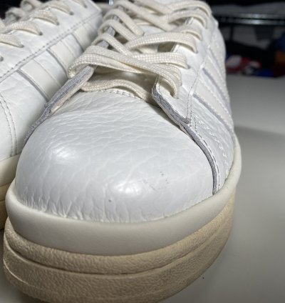 Adidas -3 Hicho Lowtop Leather Platform Sneakers White