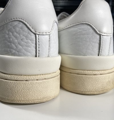 Adidas -3 Hicho Lowtop Leather Platform Sneakers White