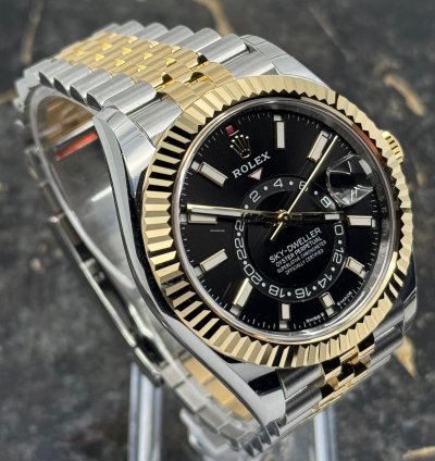 Rolex Sky-dweller New 2025 - Full Stickers - Sky-dweller - Black Dial - Jubilee - 336933