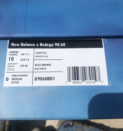 Bodega New Balance 90 60 Age Of Discovery Us Mens 10 Ds