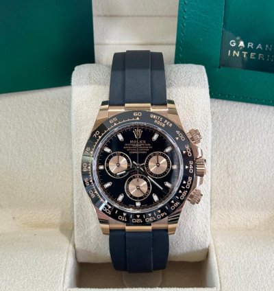 Rolex Daytona Rose Gold Oysterflex 2021