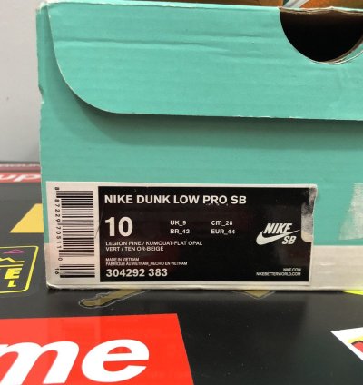 Nike Sb Dunk Low Legion Pine 2016