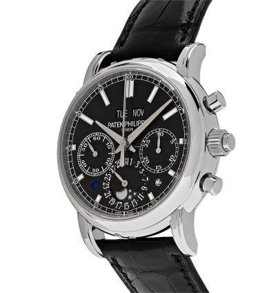 Patek Philippe Perpetual Calendar Chronograph Grand Complications 5204p-011 Perpetual Calendar Chronograph Platinum Black Dial