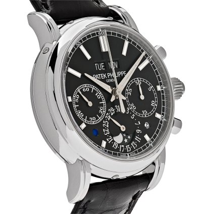 Patek Philippe Perpetual Calendar Chronograph Grand Complications 5204p-011 Perpetual Calendar Chronograph Platinum Black Dial
