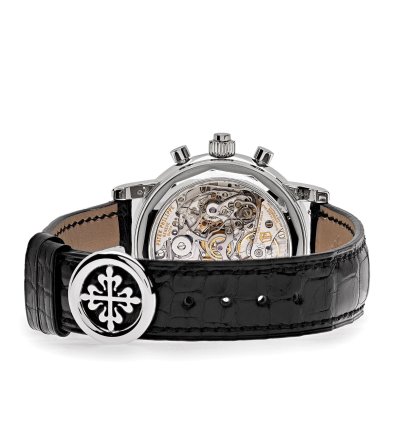 Patek Philippe Perpetual Calendar Chronograph Grand Complications 5204p-011 Perpetual Calendar Chronograph Platinum Black Dial