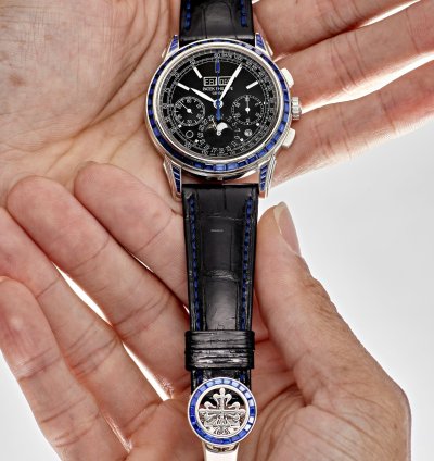 Patek Philippe Perpetual Calendar Chronograph Grand Complications 5271 11p-001 Moon Phases Platinum Black Dial Sapphire Bezel