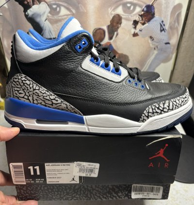 Jordan Retro 3 Sport Blue