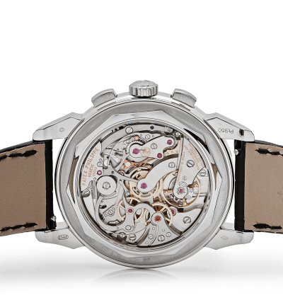 Patek Philippe Perpetual Calendar Chronograph Grand Complications 5271 12p-001 Perpetual Calendar Platinum Black Dial Ruby Bezel