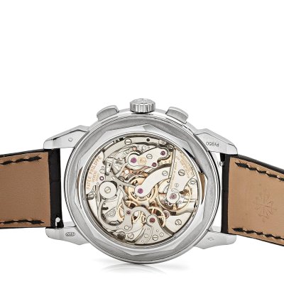 Patek Philippe Perpetual Calendar Chronograph Grand Complications 5271p-001 Perpetual Calendar Platinum Black Dial Baguette Bezel