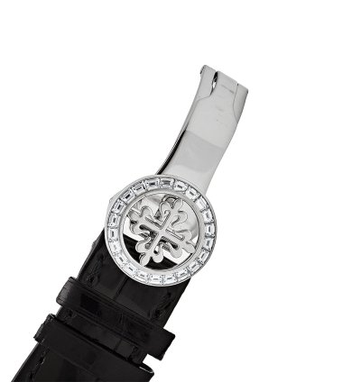 Patek Philippe Perpetual Calendar Chronograph Grand Complications 5271p-001 Perpetual Calendar Platinum Black Dial Baguette Bezel