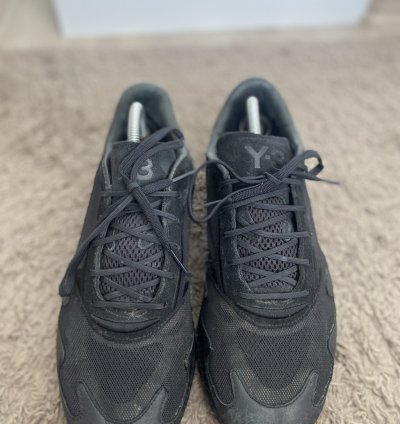 Adidas -3 Yohji Yamamoto Rhisu Run Triple Black Sneakers