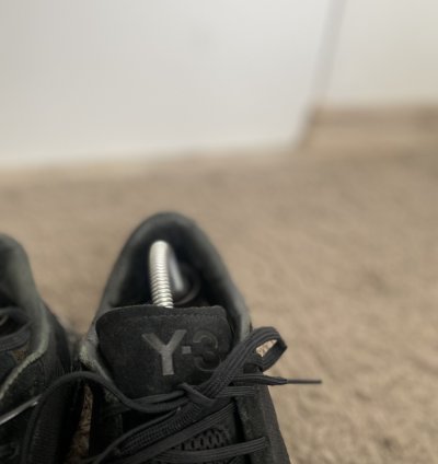 Adidas -3 Yohji Yamamoto Rhisu Run Triple Black Sneakers