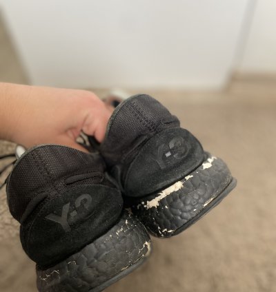Adidas -3 Yohji Yamamoto Rhisu Run Triple Black Sneakers