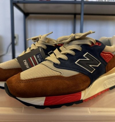 Crew New Balance 998 Hilltop Blue