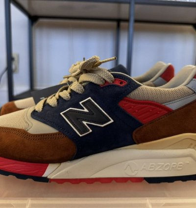 Crew New Balance 998 Hilltop Blue