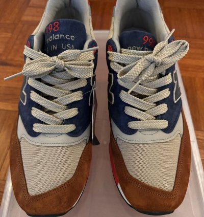 Crew New Balance 998 Hilltop Blue
