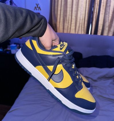 Nike Sb Dunk Low Michigan National Champions Size 12
