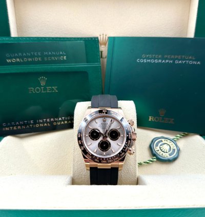 Rolex Daytona Rose Gold Oysterflex Sundust Dial 126515ln Unworn 2024