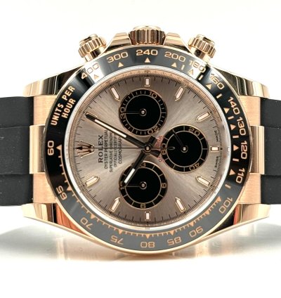 Rolex Daytona Rose Gold Oysterflex Sundust Dial 126515ln Unworn 2024
