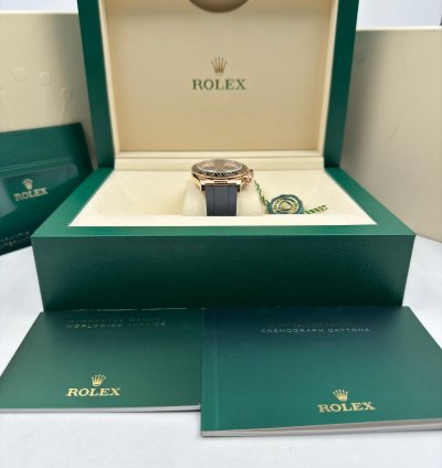 Rolex Daytona Rose Gold Oysterflex Sundust Dial 126515ln Unworn 2024