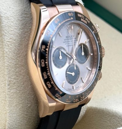 Rolex Daytona Rose Gold Oysterflex Sundust Dial 126515ln Unworn 2024