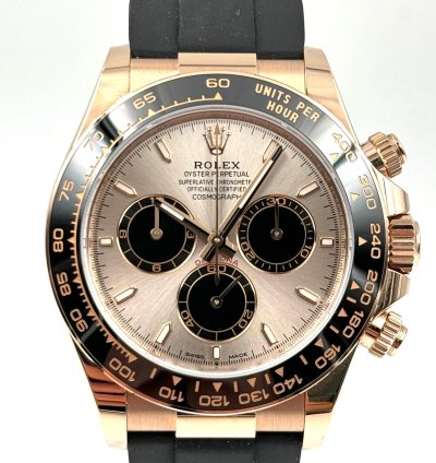 Rolex Daytona Rose Gold Oysterflex Sundust Dial 126515ln Unworn 2024
