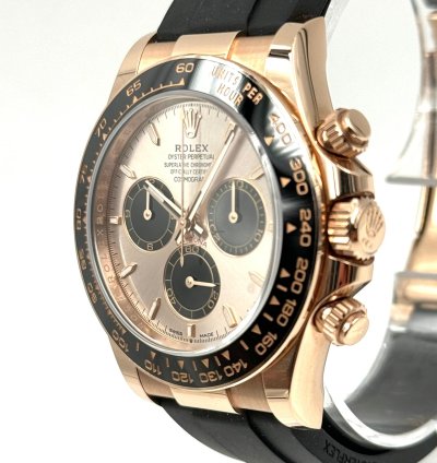 Rolex Daytona Rose Gold Oysterflex Sundust Dial 126515ln Unworn 2024