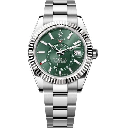Rolex Sky-dweller New 2025 336934 Green Oyster Steel 42 Mm