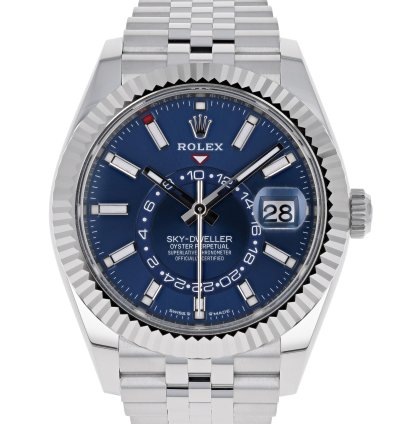 Rolex Sky-dweller New 2025 April 336934 Blue Jubilee Steel 42 Mm