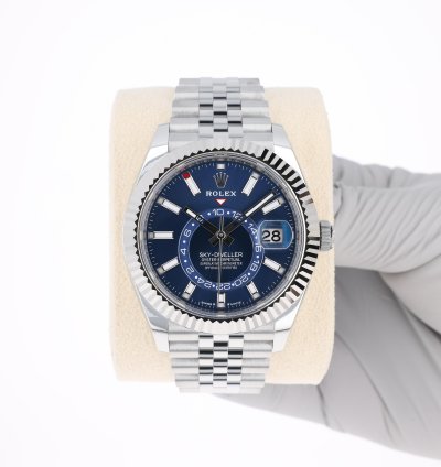 Rolex Sky-dweller New 2025 April 336934 Blue Jubilee Steel 42 Mm