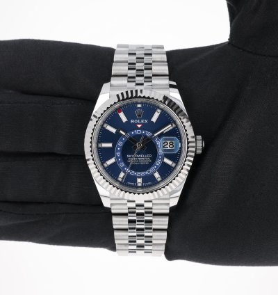 Rolex Sky-dweller New 2025 April 336934 Blue Jubilee Steel 42 Mm