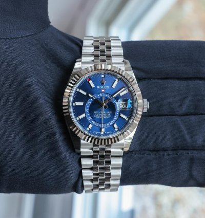 Rolex Sky-dweller New 2025 April 336934 Blue Jubilee Steel 42 Mm