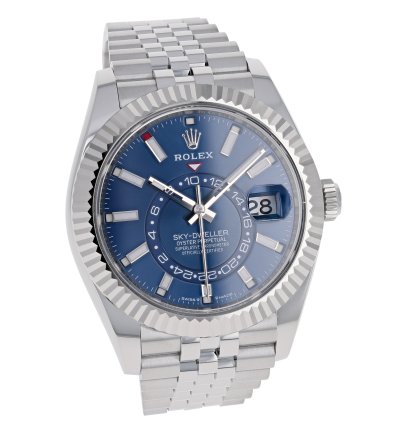 Rolex Sky-dweller New 2025 April 336934 Blue Jubilee Steel 42 Mm