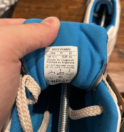 Hanon New Balance 577 - Flimby Legend - Size 11 - Ds