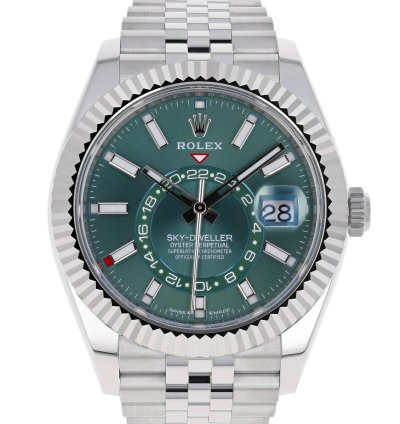 Rolex Sky-dweller New 2025 April 336934 Green Jubilee Steel 42 Mm