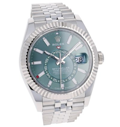 Rolex Sky-dweller New 2025 April 336934 Green Jubilee Steel 42 Mm
