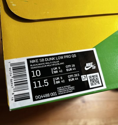 Nike Sb Dunk Low Neckface Sz 10 Ds