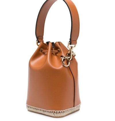 Fendi Small Mon Tresor Leather Bucket Bag