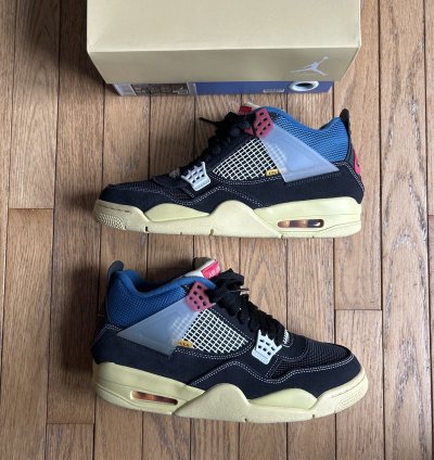 Jordan Union La- Air Jordan 4 Off Noir
