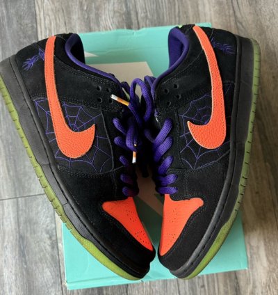 Nike Sb Dunk Low Night Of Mischief Size 10