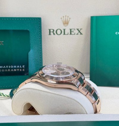 Rolex Daytona Rose Gold Sundust Black Dial 2024