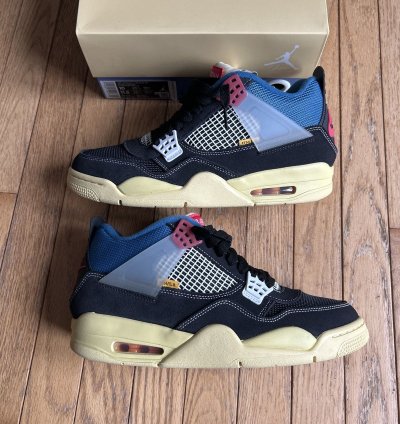 Jordan Union La- Air Jordan 4 Off Noir